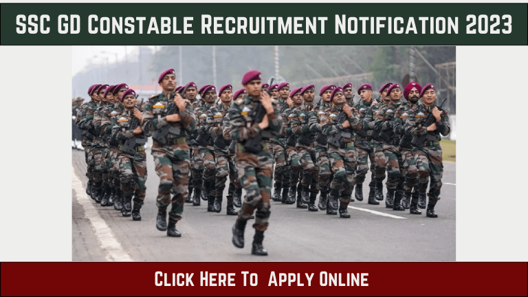ssc gd constable recruitment 2023 online apply